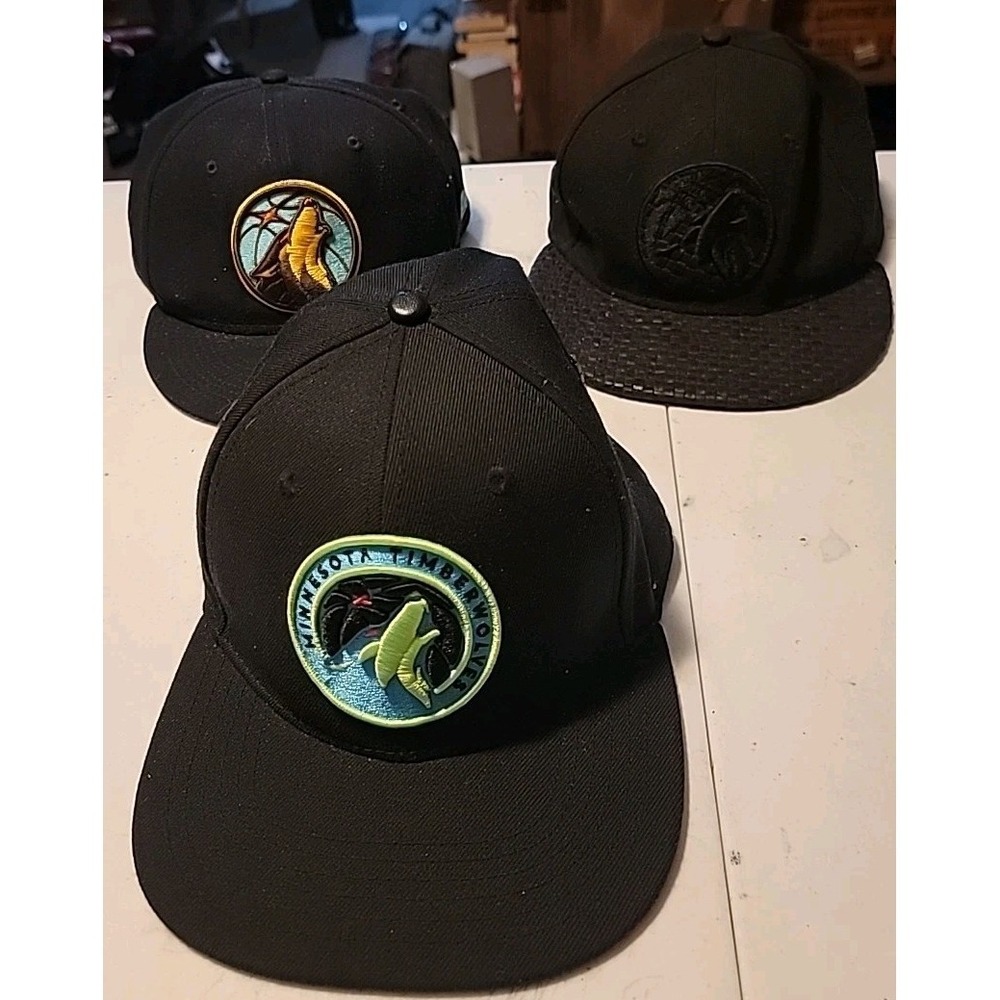 Minnesota Timberwolves Hat Lot‎ (3) – Snapback & Fitted Caps – NBA Basketbal